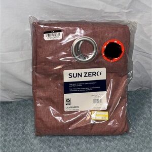 Sun Zero Rust Curtain Panel